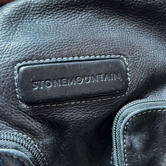 Stone Mountain Black Pebble Leather Bag - Picture 2 of 14